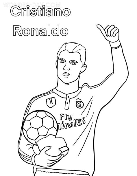 Dibujos Para Colorear Cristiano Ronaldo
