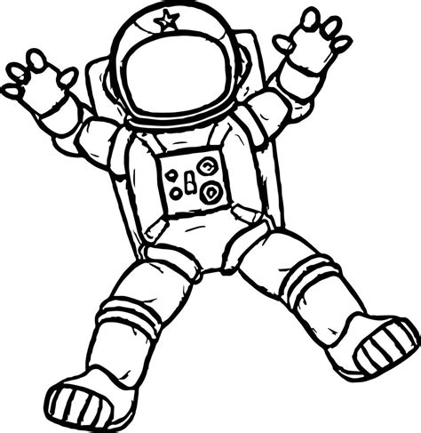 Dibujos Para Colorear De Astronauta
