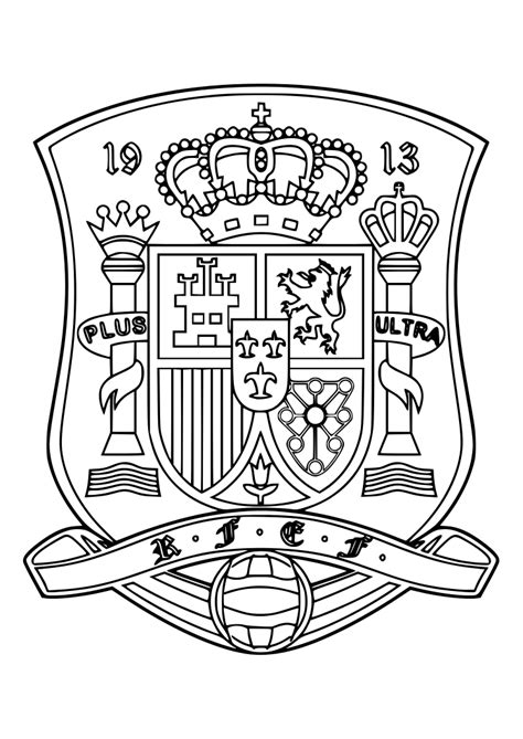 💠 Escudos de futbol Dibujosparacolorear.eu