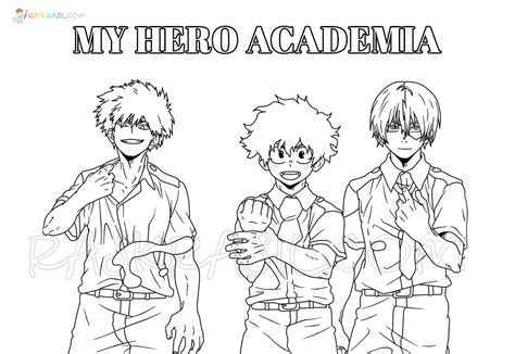 Dibujos Para Colorear De My Hero Academia