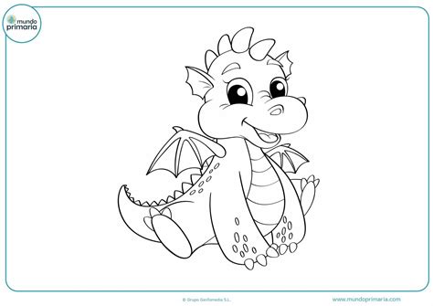 Dibujos Para Colorear Dragones Infantiles