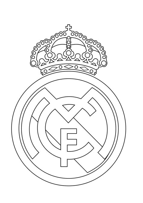 Dibujos Para Colorear Real Madrid