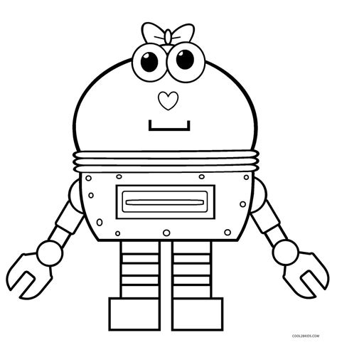 Dibujos de Robot (Personajes) para colorear Páginas imprimibles gratis