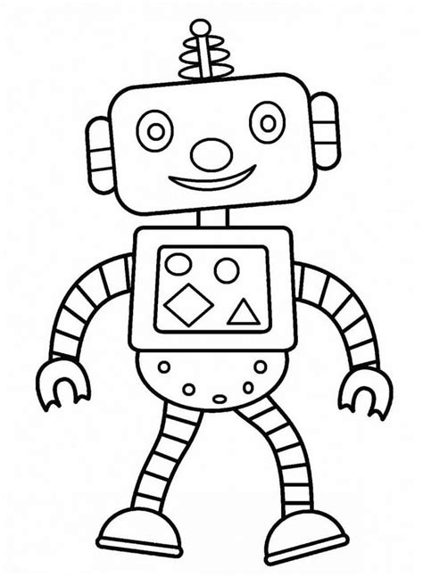 Dibujos de Robot (Personajes) para colorear Páginas imprimibles gratis