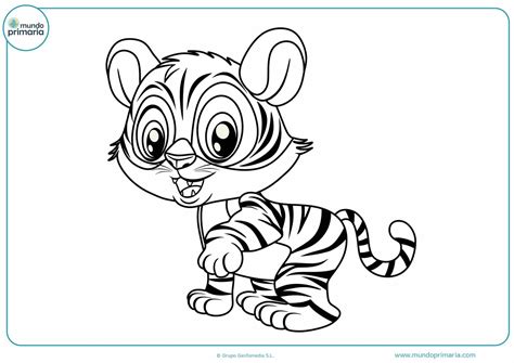 72 dibujos de Tigres para colorear Oh Kids Page 1