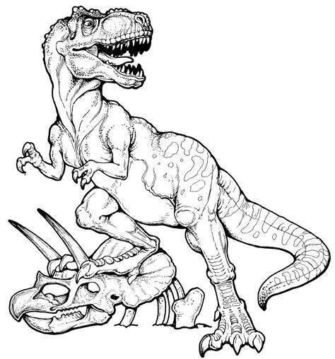 Dibujos Para Colorear Tiranosaurio Rex