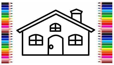 habilitar Albardilla ajuste dibujos de casas para colorear compañera de