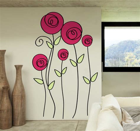 10+ Dibujos Para Pintar En La Pared Faciles