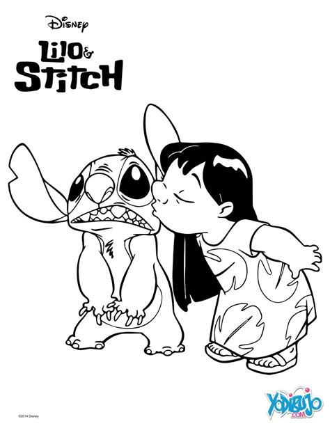 ⭐⭐⭐⭐⭐ Dibujos de LILO y STITCH para pintar colorear dibujar e imprimir