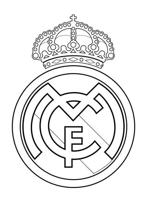 Dibujos Real Madrid Para Colorear
