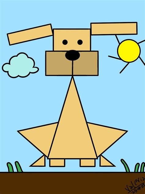 Dibujos con formas geométricas Web del maestro