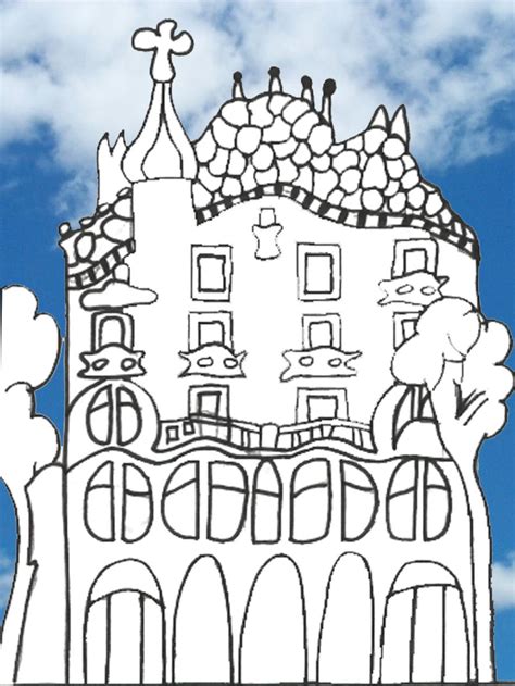 to Dover Publications Gaudi, Gaudi art, Coloring pages
