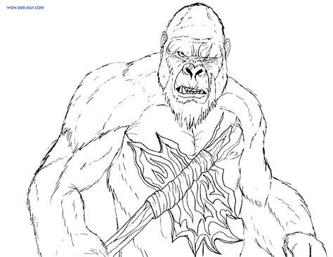 dibujos de king kong