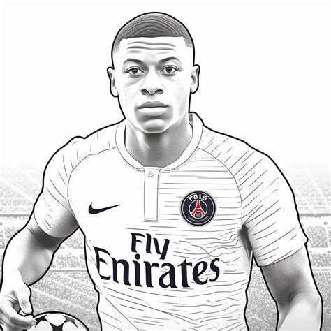 Mbappe Drawing / Sanilartist Drawing Kylian Mbappe Happy 19th Birthday