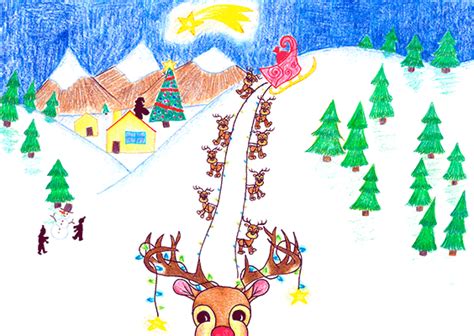 Dibujos De Navidad Originales Para Ganar Un Concurso