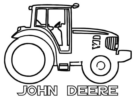 Dibujos De Tractores John Deere Para Colorear E Imprimir