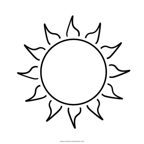 Dibujos De Un Sol Para Colorear