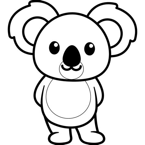 Drawings Koala (Animals) Printable coloring pages