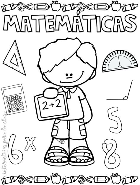 Dibujos Matematicas Para Colorear
