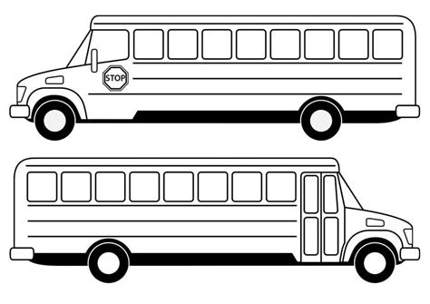 Dibujos Para Colorear Autobuses