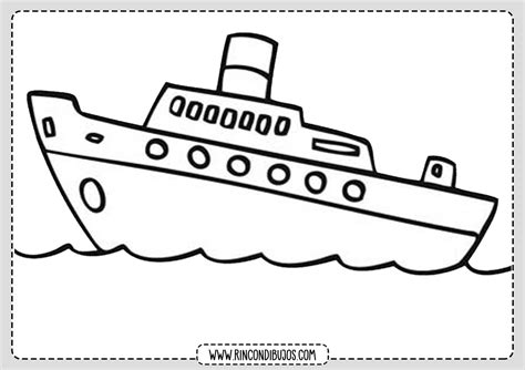 Dibujos Para Colorear Barcos
