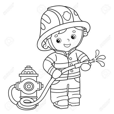 Dibujos Para Colorear Bomberos