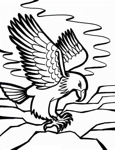 Dibujos Para Colorear De Águilas