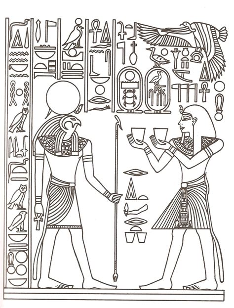 este cole mola Dibujos para colorear de Egipto