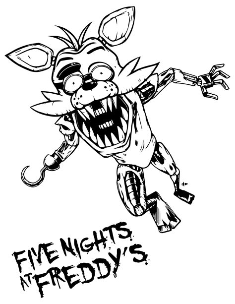 Dibujos Para Colorear De Five Nights At Freddy's Para Imprimir