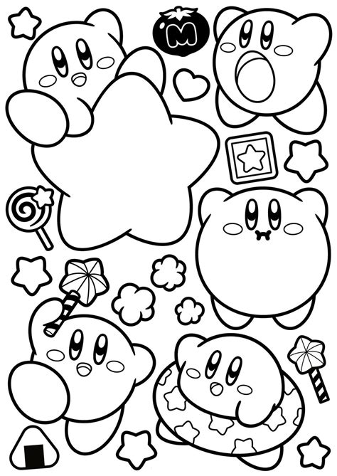 Dibujos de Kirby para colorear