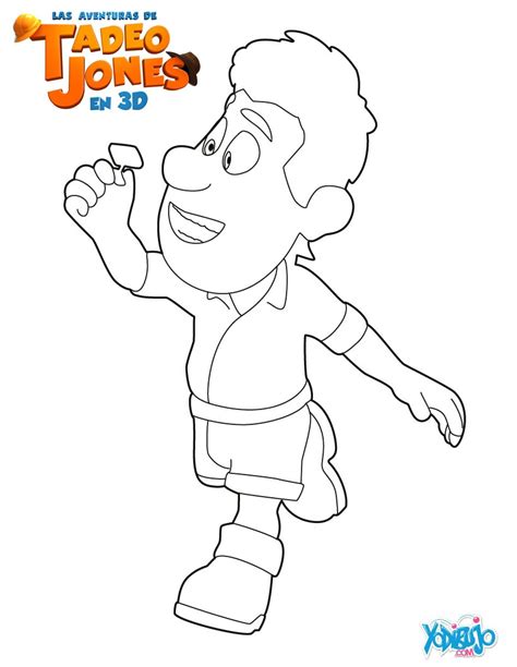 Dibujos para Colorear, Pintar , imprimir..... TADEO JONES PARA COLOREAR