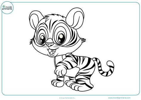 72 dibujos de Tigres para colorear Oh Kids Page 8