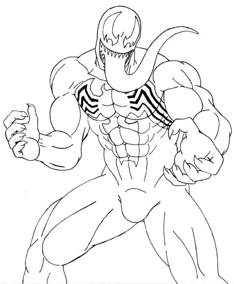Dibujos de Venom para colorear