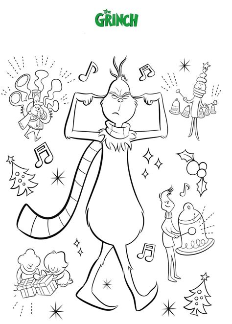 The Grinch Printables 23 Grinch coloring pages, Coloring books