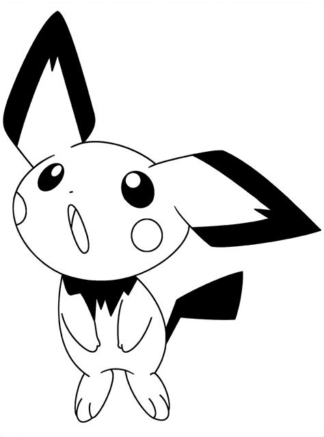 Dibujos Para Colorear Kawaii Pokemon
