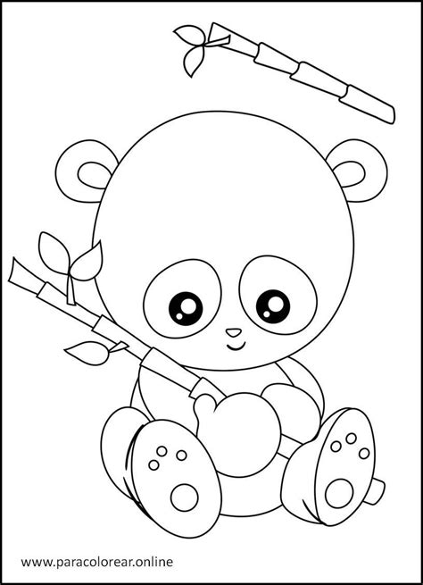 Dibujos Para Colorear Osos Panda