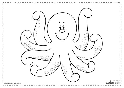 Dibujos Para Colorear Pulpo