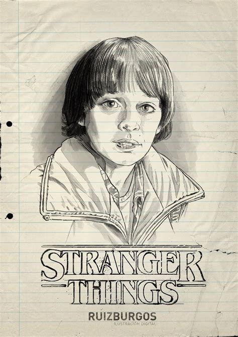 Dibujos Stranger Things para pintar. Descargar o imprimir gratis