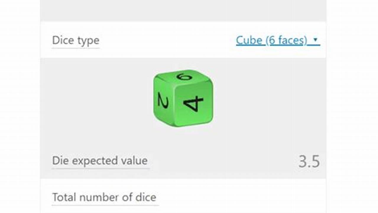 Dice Average Calculator: An In-depth Guide to Calculating Dice Probabilities