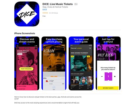 Dice App Ticket Transfer
