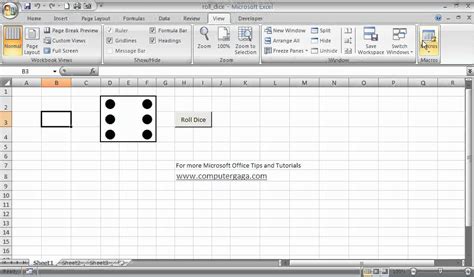Dice Roller In Excel
