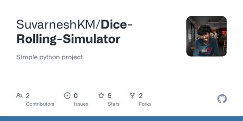 Dice Rolling Simulator Python Github
