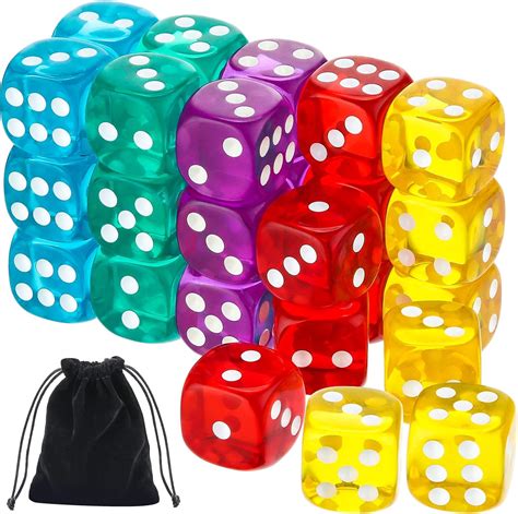 Dice With Different Colored Sides