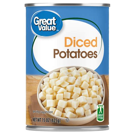 Diced Potatoes Can