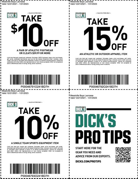Get Great Deals With Dick's Sporting Goods In-Store Coupons