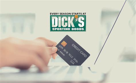 dick's sporting goods credit card login in