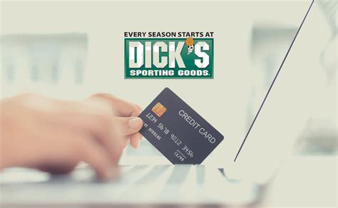 dick sporting goods credit card log in