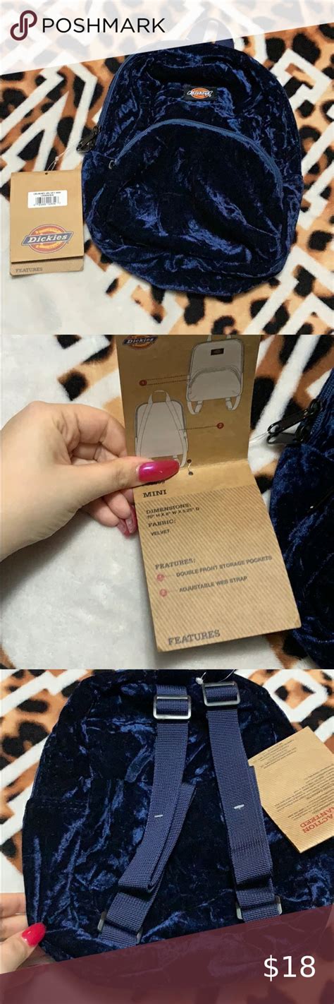 Dickies Velvet Mini Backpack