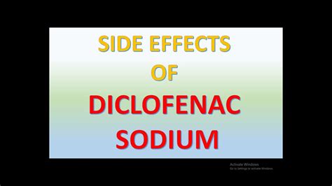 Understanding Diclofenac Sodium Side Effects: A Comprehensive Guide to Safe Usage