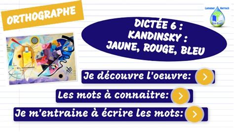 Here Dictee Jaune Rouge Bleu 2023